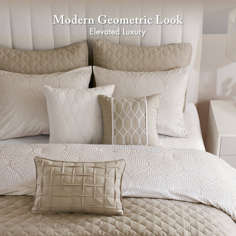 10- Piece Jacquard Comforter Set