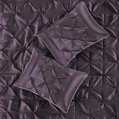 7-Piece 100% Polyester Pieced Pleated Tufted Comforter Set perspective