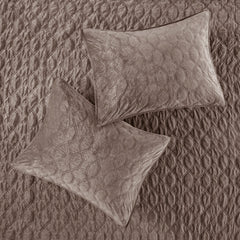 3 Piece Velvet Quilt Set perspective