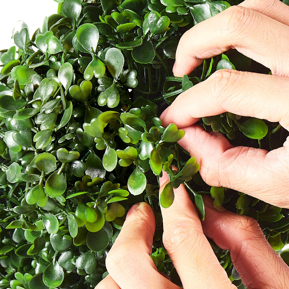 2 Pack 5' Artificial Boxwood Topiary Tree Faux Plant UV Decor In/Outdoor Media 6