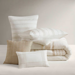5 Piece Cotton Jaquard Duvet Set perspective