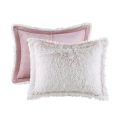 Shaggy Faux Fur Comforter Mini Set perspective