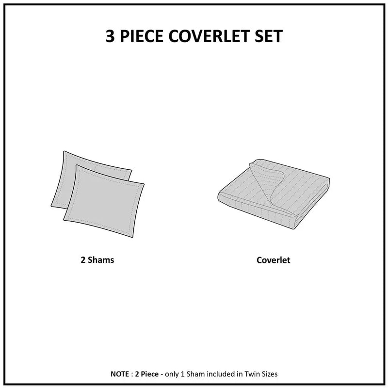 Reversible Scalloped Edge Quilt Set