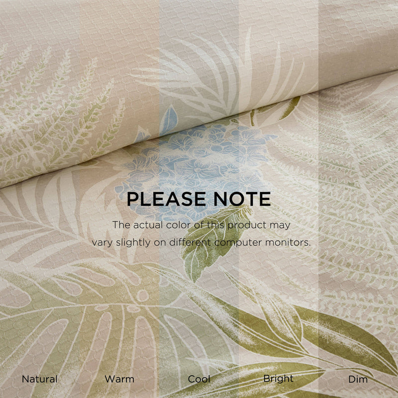 6 Piece Oversized Cotton Comforter Set with Throw Pillow