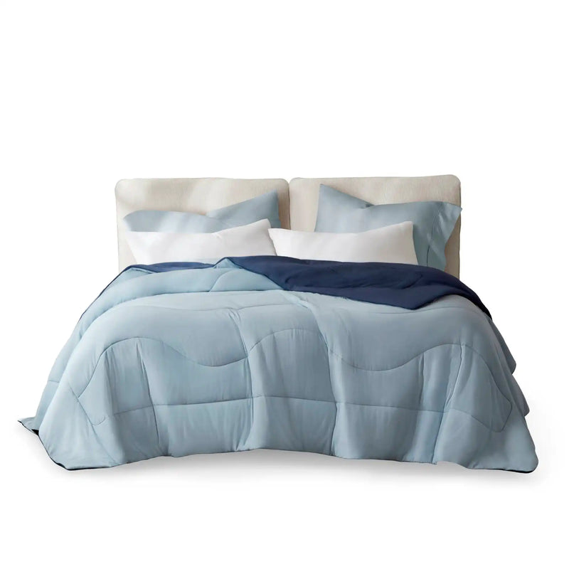 1-Piece Reversible Tencel Comforter Blanket
