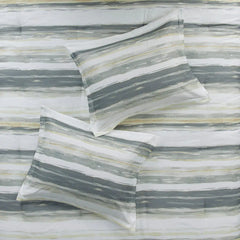 8 Piece Printed Seersucker Comforter and Quilt Set Collection perspective