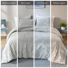 Crushed Velvet Sherpa Reversible Comforter Set perspective