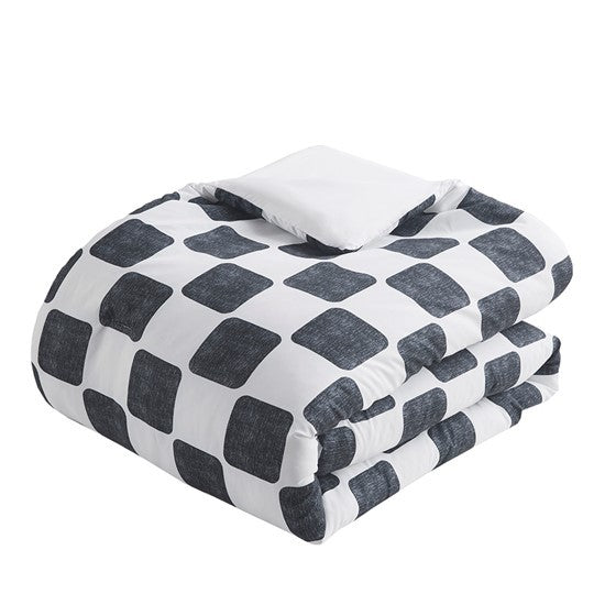 Full/Queen Checkered Comforter Set Media 6