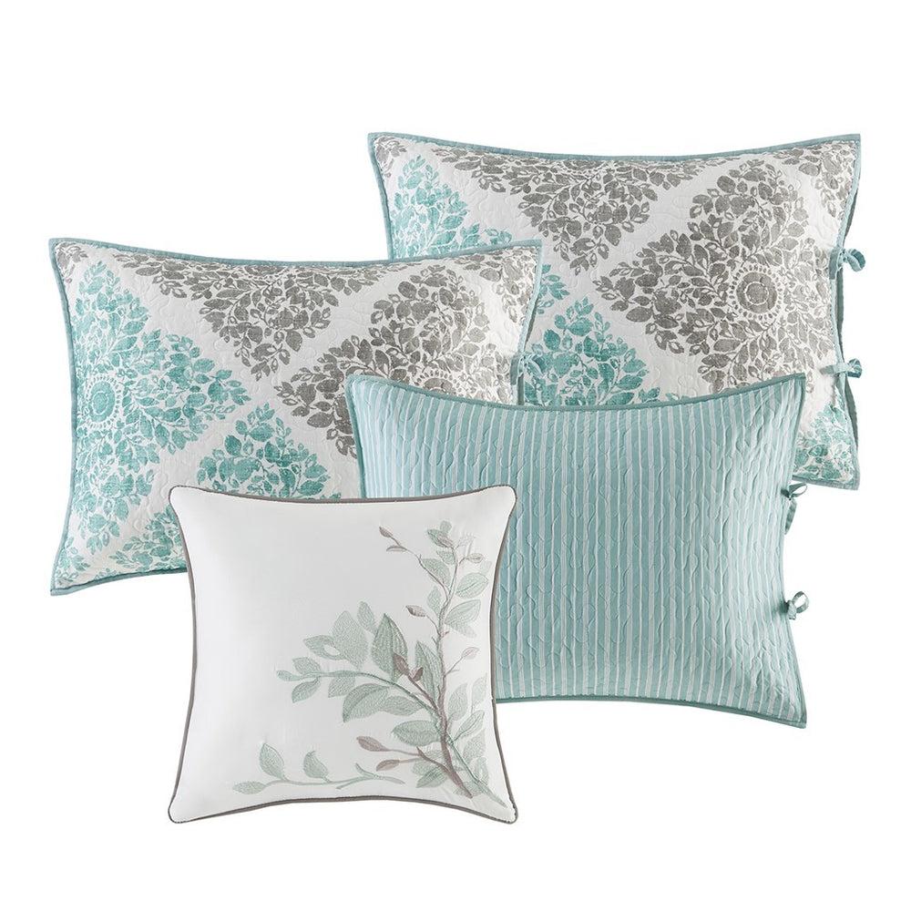 6 Piece Reversible Daybed Cover Set Aqua Daybed Media 7