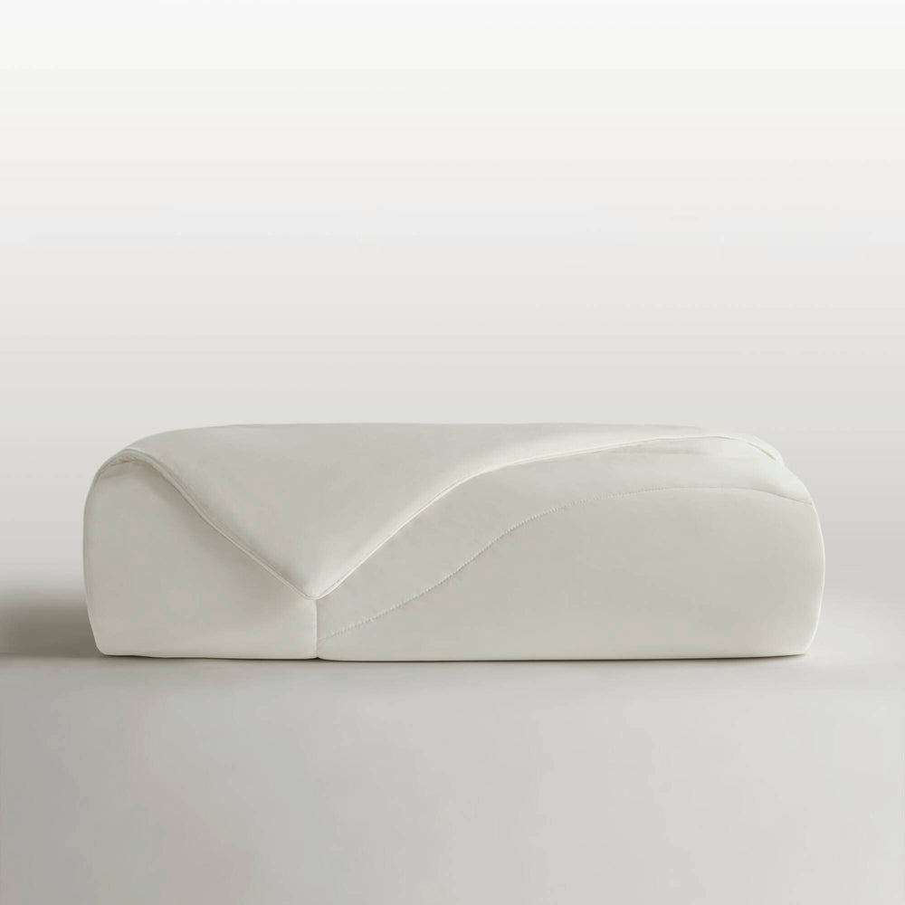 1-Piece Full/Queen Reversible Tencel Comforter Blanket,White Media 5