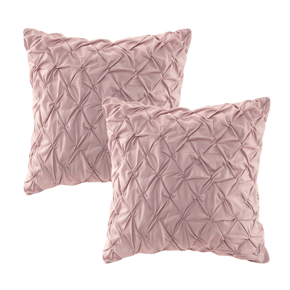 8 Piece Cotton Printed Comforter Set Blush Cal King Media 11