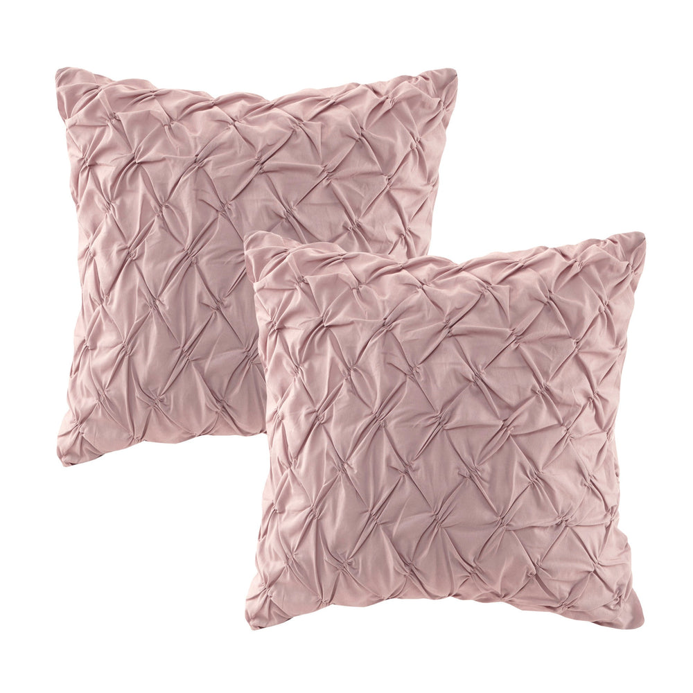8 Piece Cotton Printed Comforter Set Blush Cal King Media 11