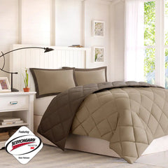 3M Scotchgard Diamond Quilting Reversible Down Alternative Comforter Set perspective