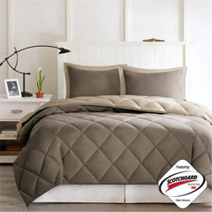 3M Scotchgard Diamond Quilting Reversible Down Alternative Comforter Set perspective