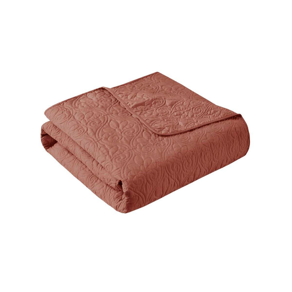 3 Piece Reversible Quilt Set Clay Red King/Cal King Media 18
