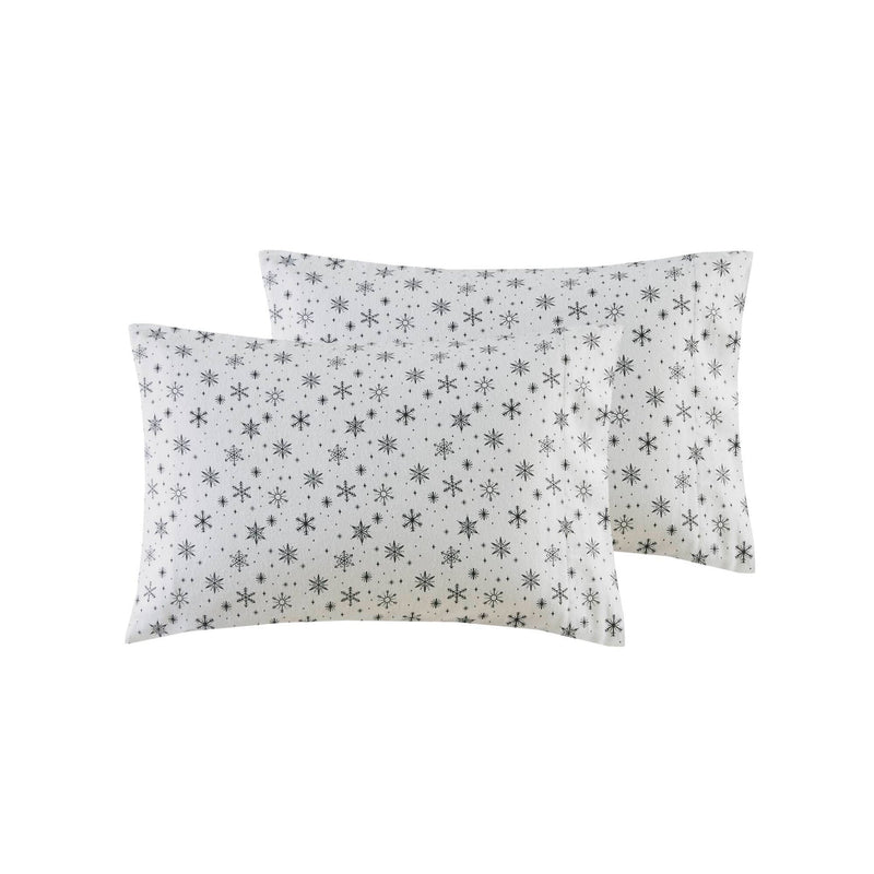 4 PCS Full Sheet Set Black Snowflakes