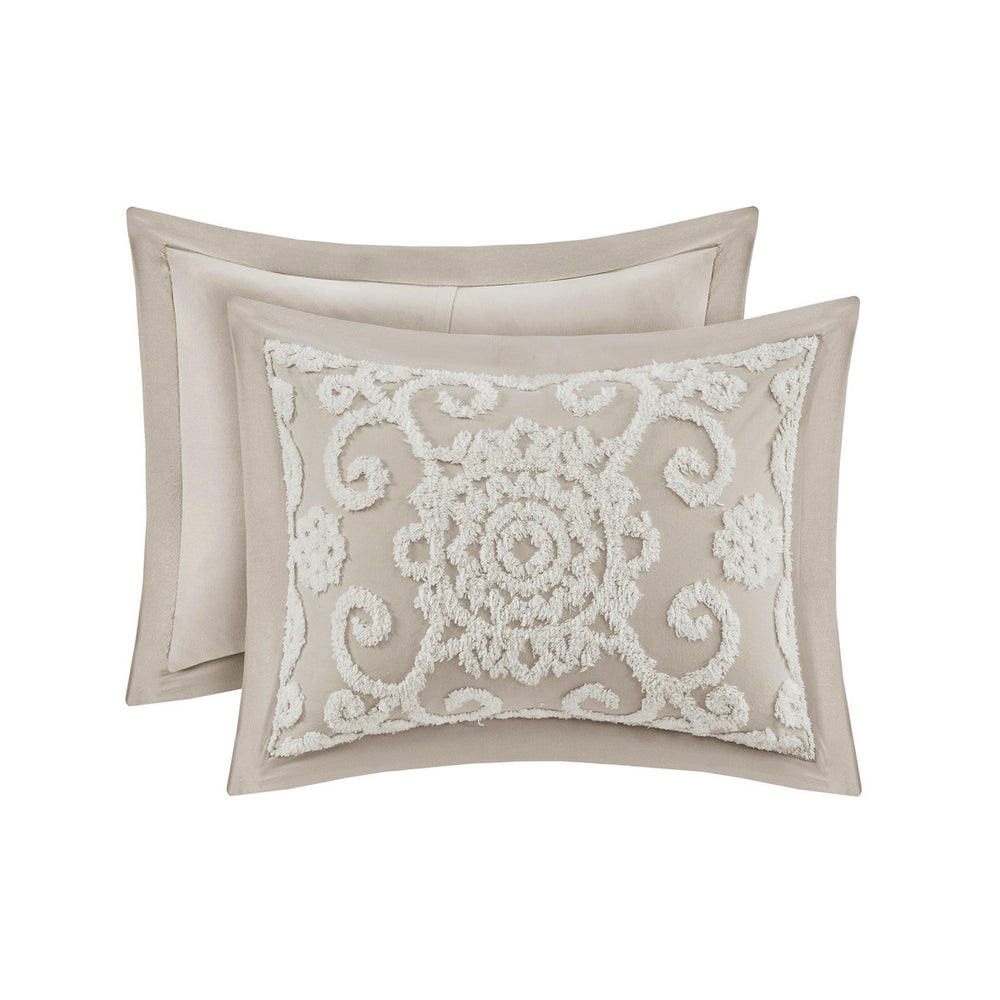 Cotton Duvet Mini Set Taupe Full/Queen Media 11