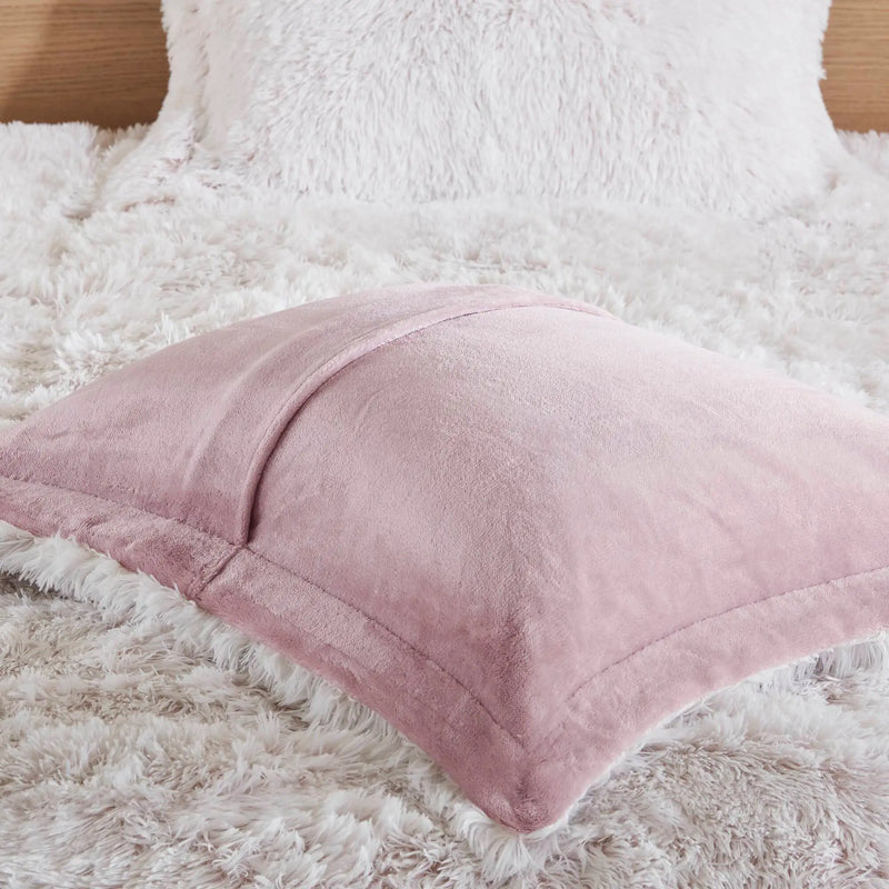 Shaggy Faux Fur Comforter Mini Set