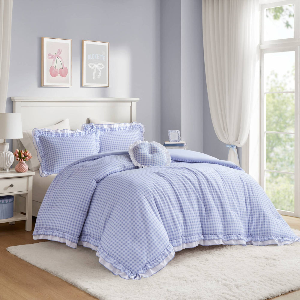 4-Piece Full/Queen Comforter Set Media 1