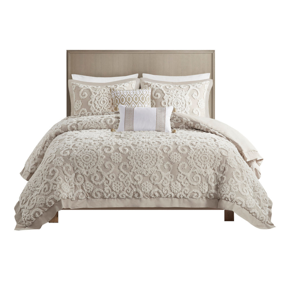 Cotton Duvet Mini Set Taupe King Media 4