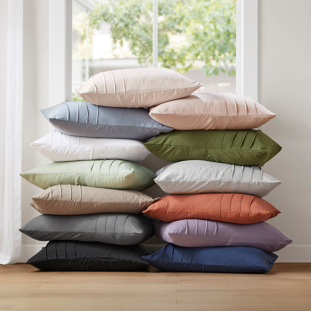 3-Piece Cal King Soft Washed Pleated Comforter Set Media 14