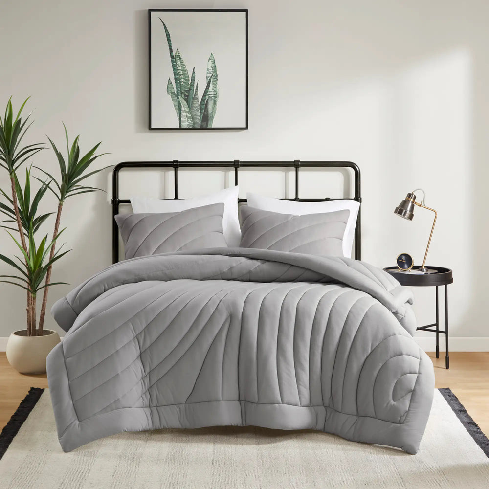 Poly Jersey Puffy Comforter Set