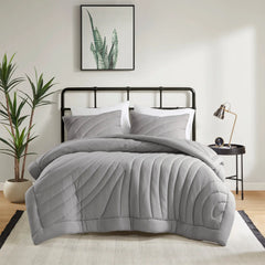 Poly Jersey Puffy Comforter Set perspective