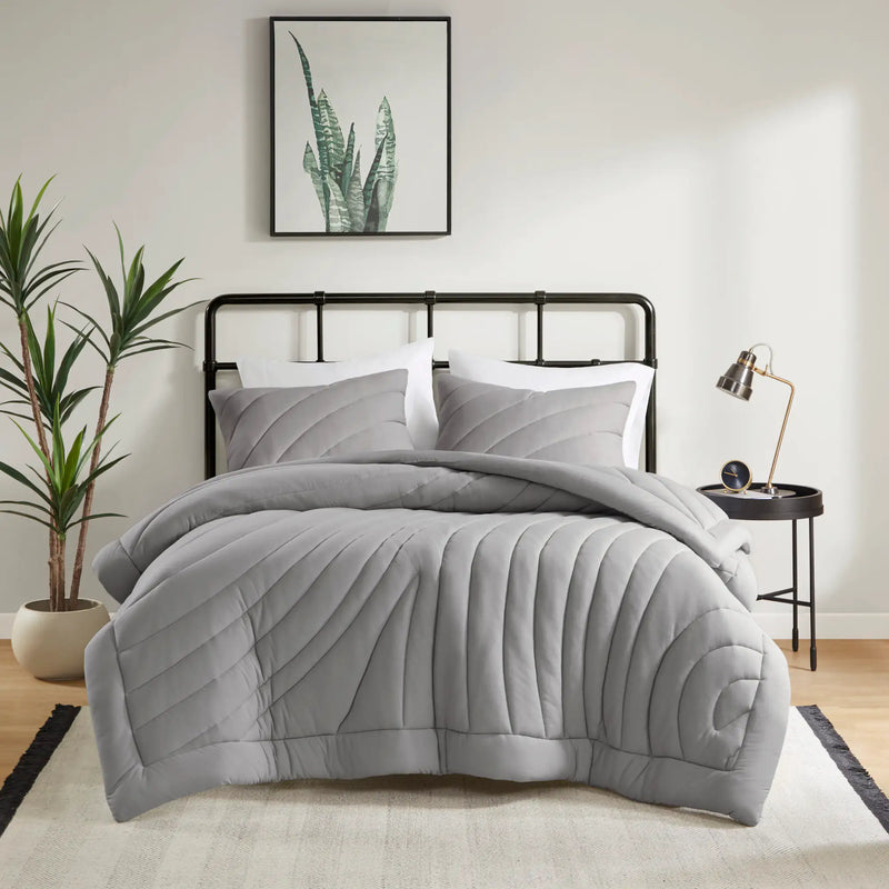 Poly Jersey Puffy Comforter Set