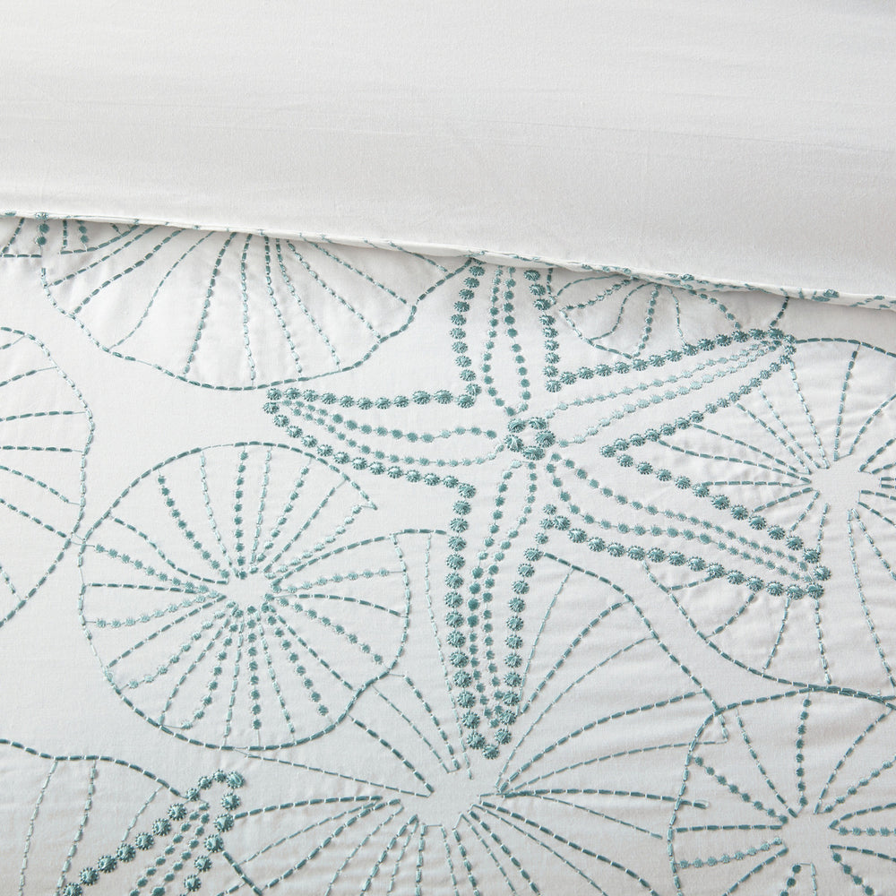 Duvet Cover Mini Set White Full/Queen Media 12