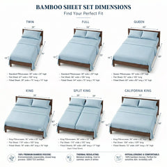 Bamboo Sheet Set Organic Bamboo & Oeko-Tex Certified Soft Sleep Comfort perspective