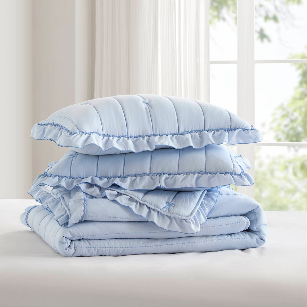 3- Piece Full/Queen Quilt Mini Set Media 12