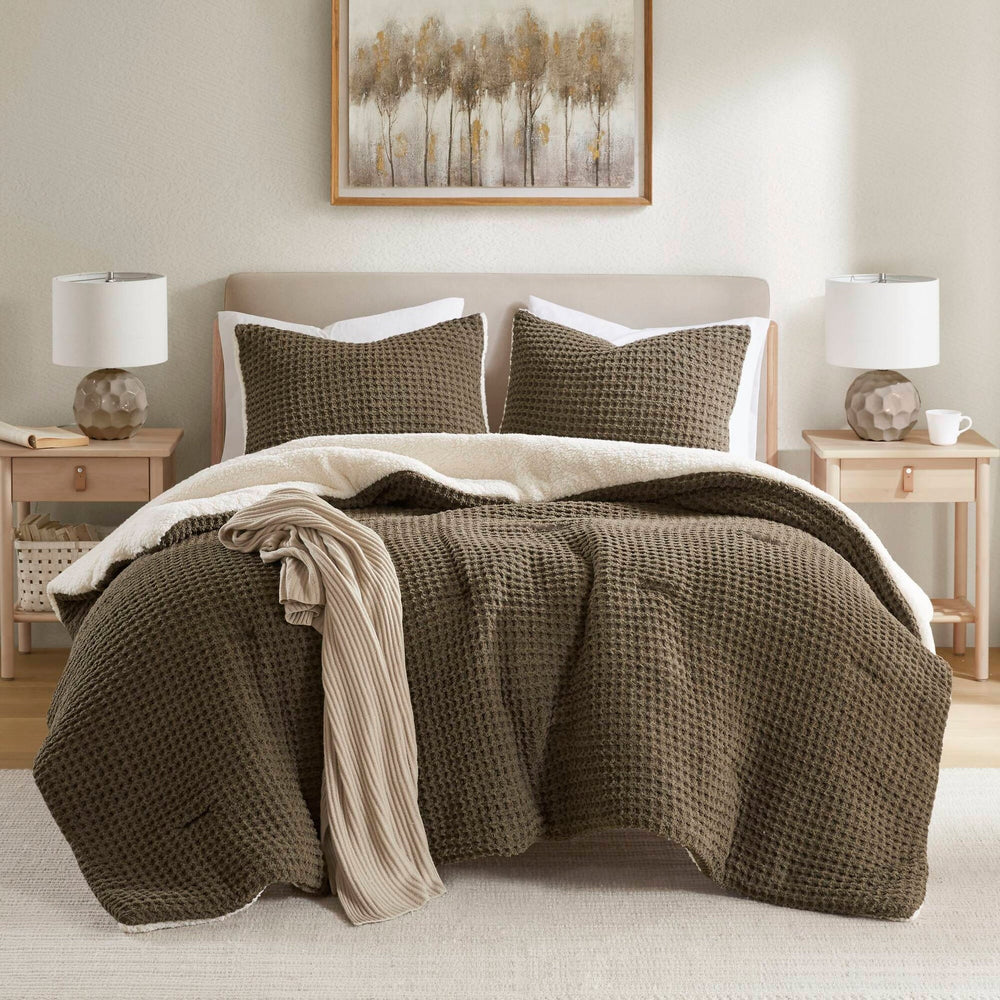 Knit Chenille Comforter Set King Media 10