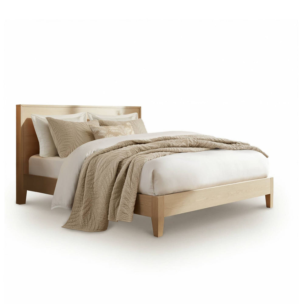 King 3 Piece Cotton Quilt Set Linen Media 2
