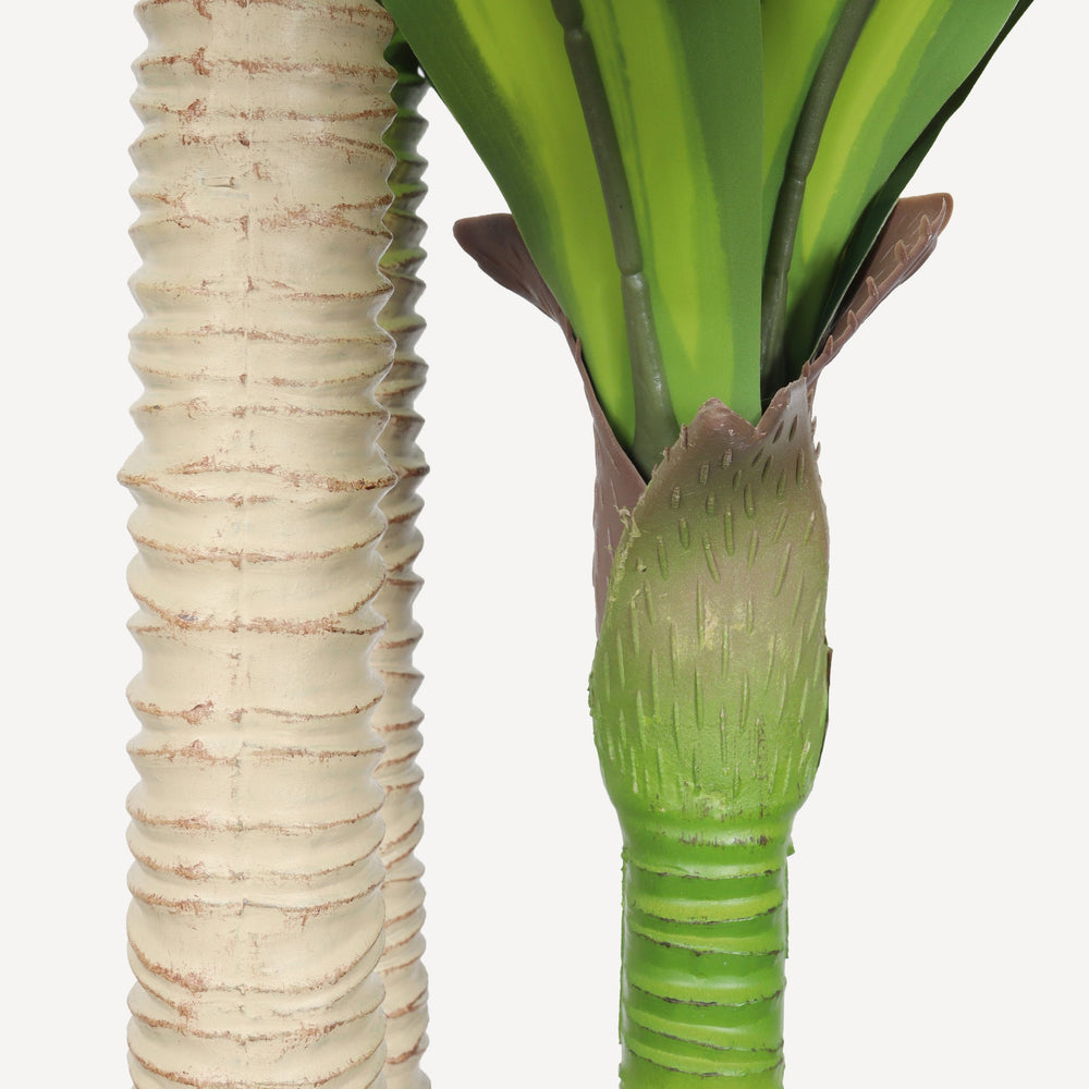 5' Artificial Dracaena Tree with Black Plastic Pot, 1pc/set Media 10