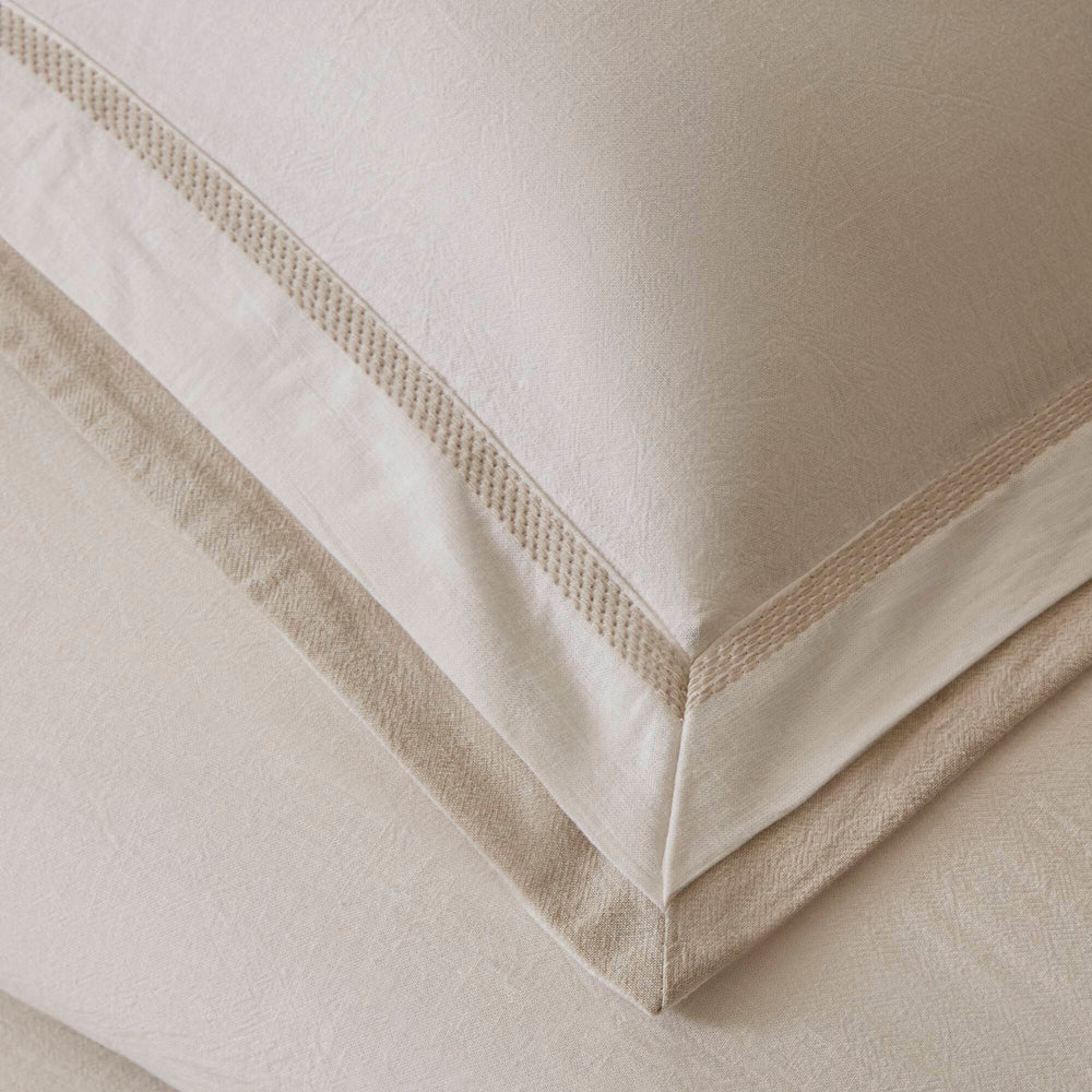 3 Pieces Full/Queen Duvet Cover Set,White+Beige Media 18
