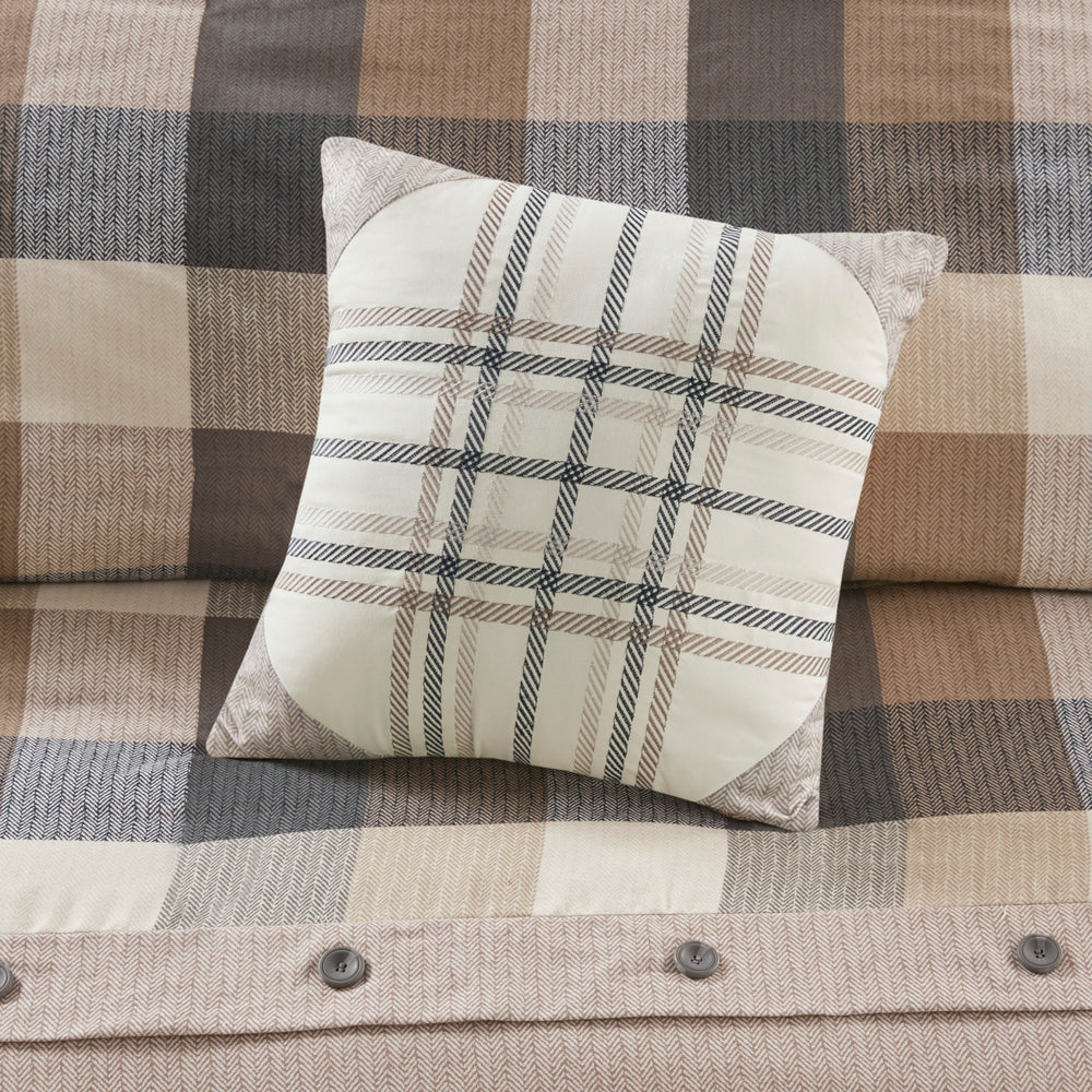 King/Cal King 6 Piece Herringbone Duvet Cover Set Media 17