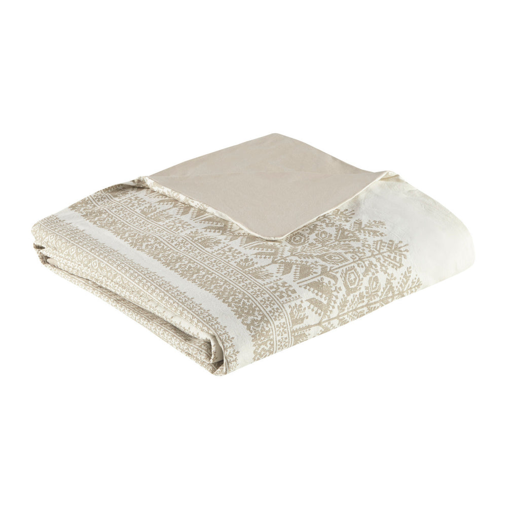 King/Cal King 3 Piece Cotton Duvet Cover Set with Chenille Tufting Media 10