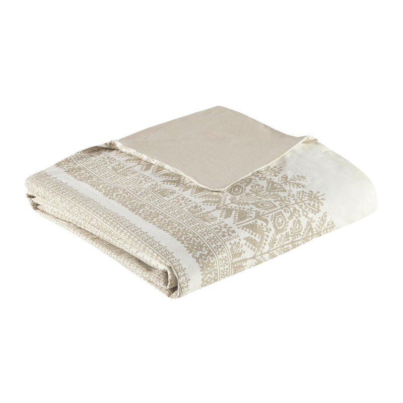 Full/Queen 3 Piece Cotton Duvet Cover Set with Chenille Tufting