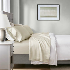 4-Piece HeiQ Smart Temperature Cotton Blend Sheet Set perspective