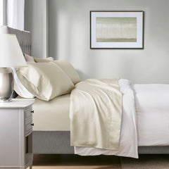 4-Piece HeiQ Smart Temperature Cotton Blend Sheet Set perspective