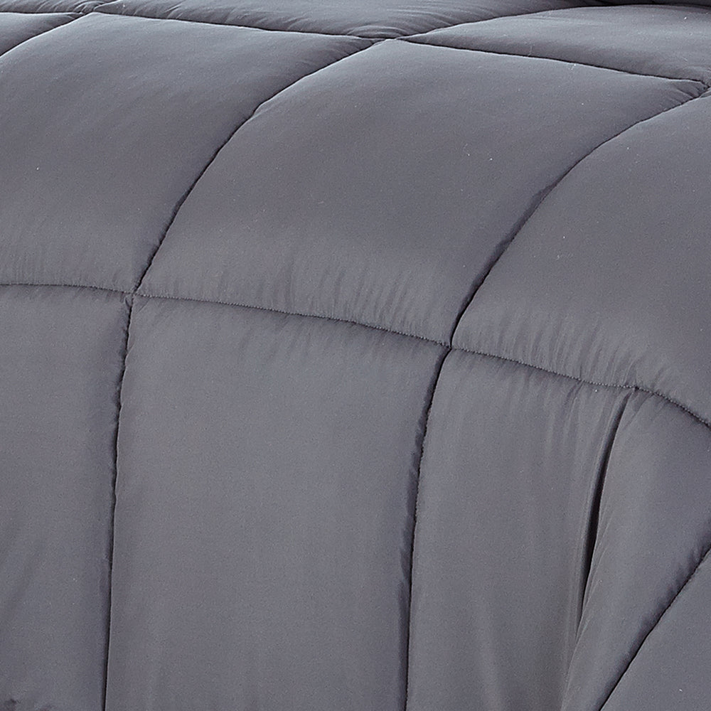 Modern Style Down Comforter, King Size ,6 Lbs, All Season Duvet Insert, Ultra Soft Quilted Comforter Core Media 5