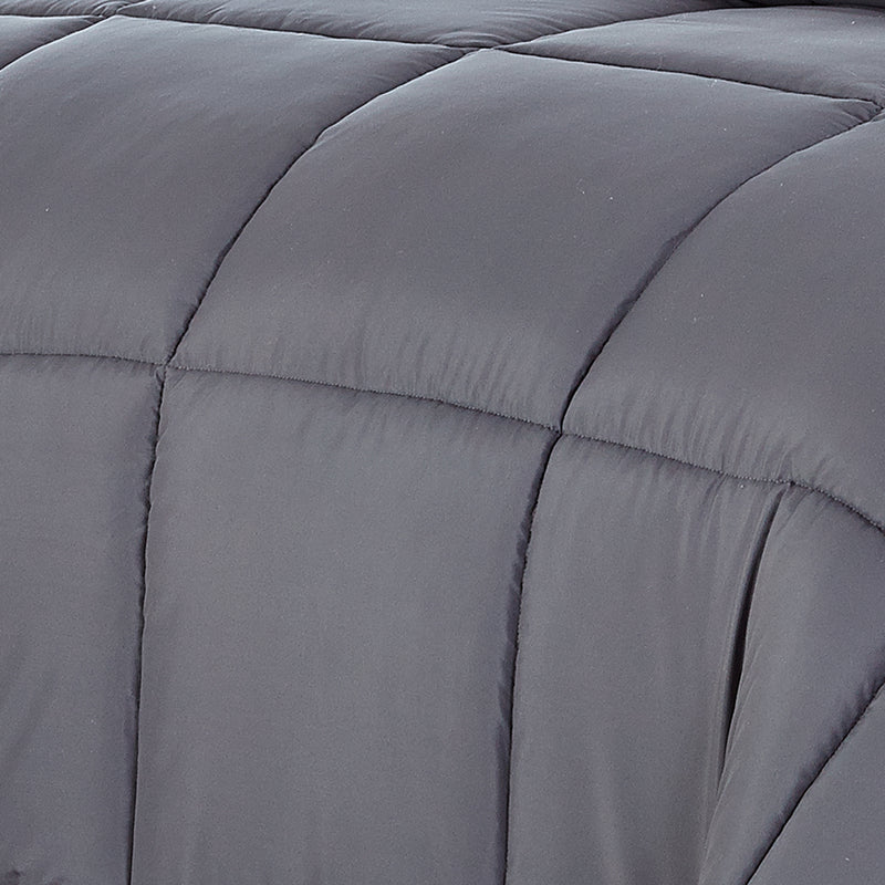 Modern Style Down Comforter, King Size ,6 Lbs, All Season Duvet Insert, Ultra Soft Quilted Comforter Core