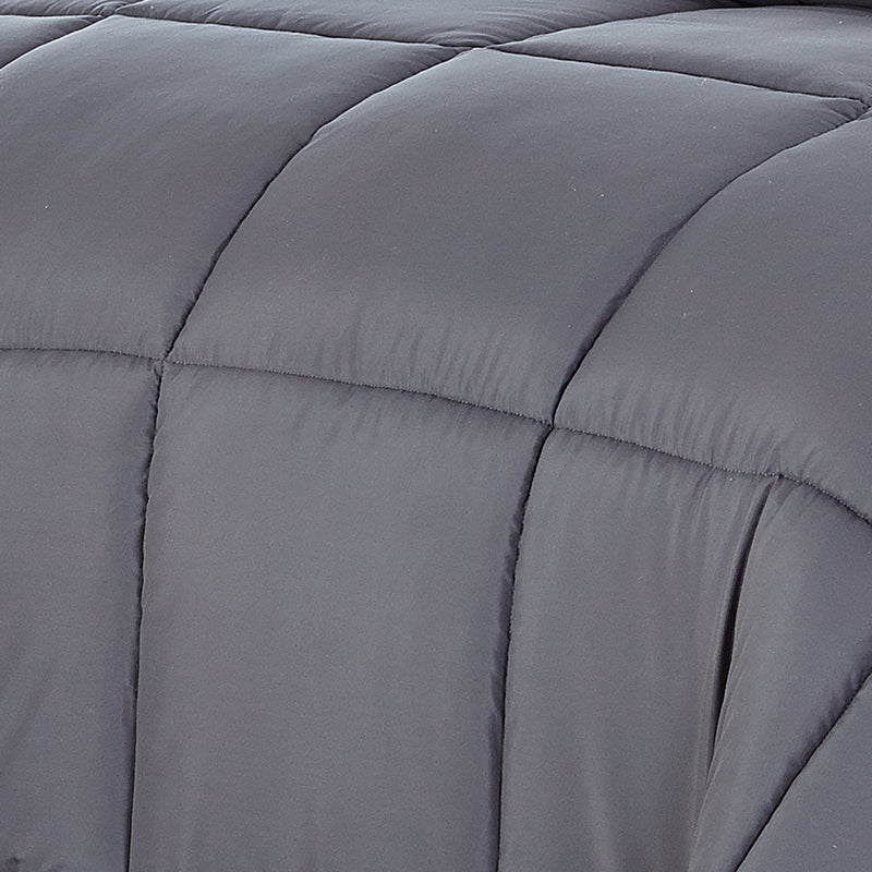 Modern Style Down Comforter, King Size ,6 Lbs, All Season Duvet Insert, Ultra Soft Quilted Comforter Core