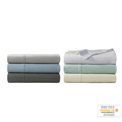 4-Piece HeiQ Smart Temperature Cotton Blend Sheet Set perspective