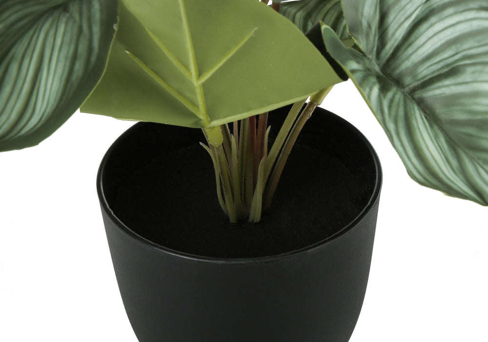Artificial Plant, 13' Tall, Epipremnum, Indoor, Faux, Fake, Table, Greenery, Potted, Set Of 2, Decorative, Green Leaves, Black Pots Media 3