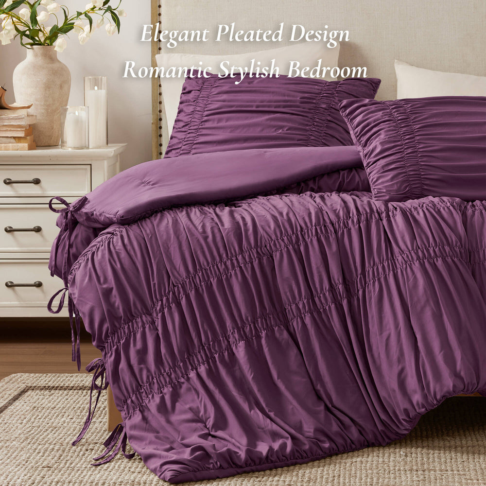 3PCS Queen Comforter Set Media 9