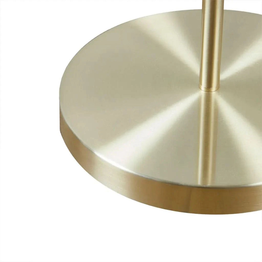 Arched Metal Floor Lamp Gold Finish 60 Inch Tall Modern Living Room Lamp Media 5