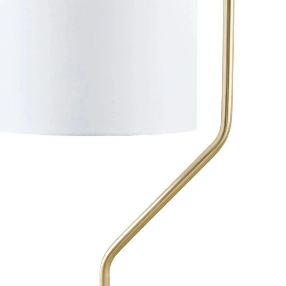 Arched Metal Floor Lamp Gold Finish 60 Inch Tall Modern Living Room Lamp Media 8