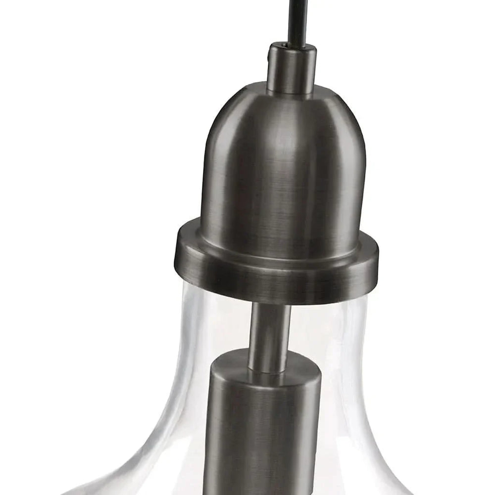 Glass Pendant Bronze Bell Shaped Task Lighting for Kitchen or Dining Media 10