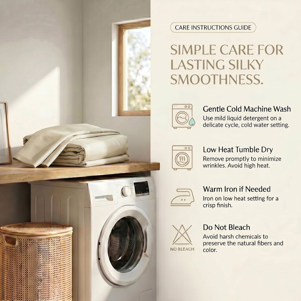 TENCEL Lyocell Sheet Set 4-Piece Moisture-Wicking All-Season Sleep Media 36